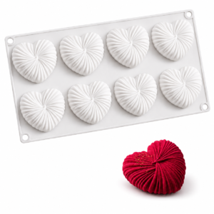 moule petits gateaux "le coeur tricoté"