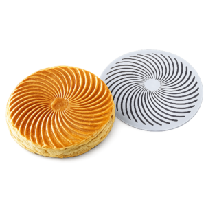 pochoir silicone à galette "spirale"