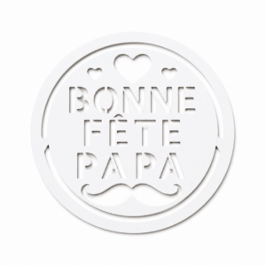 pochoir bonne fete papa, ed mat pro