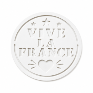 pochoir vive la france etoile, ed mat pro