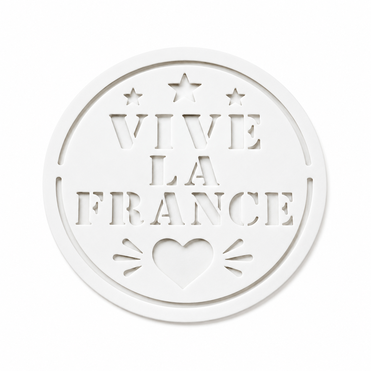 pochoir vive la france etoile, ed mat pro pochoir vive la france etoile, ed mat pro